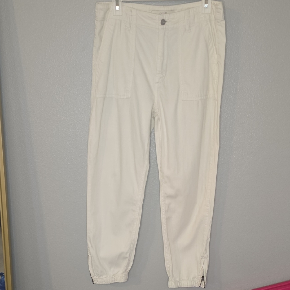 Joe's Jeans Cream Cargo Pants Relaxed Fit